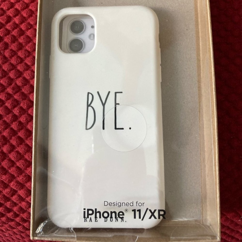 RAE DUNN BYE Soft Touch Case Phone Protector